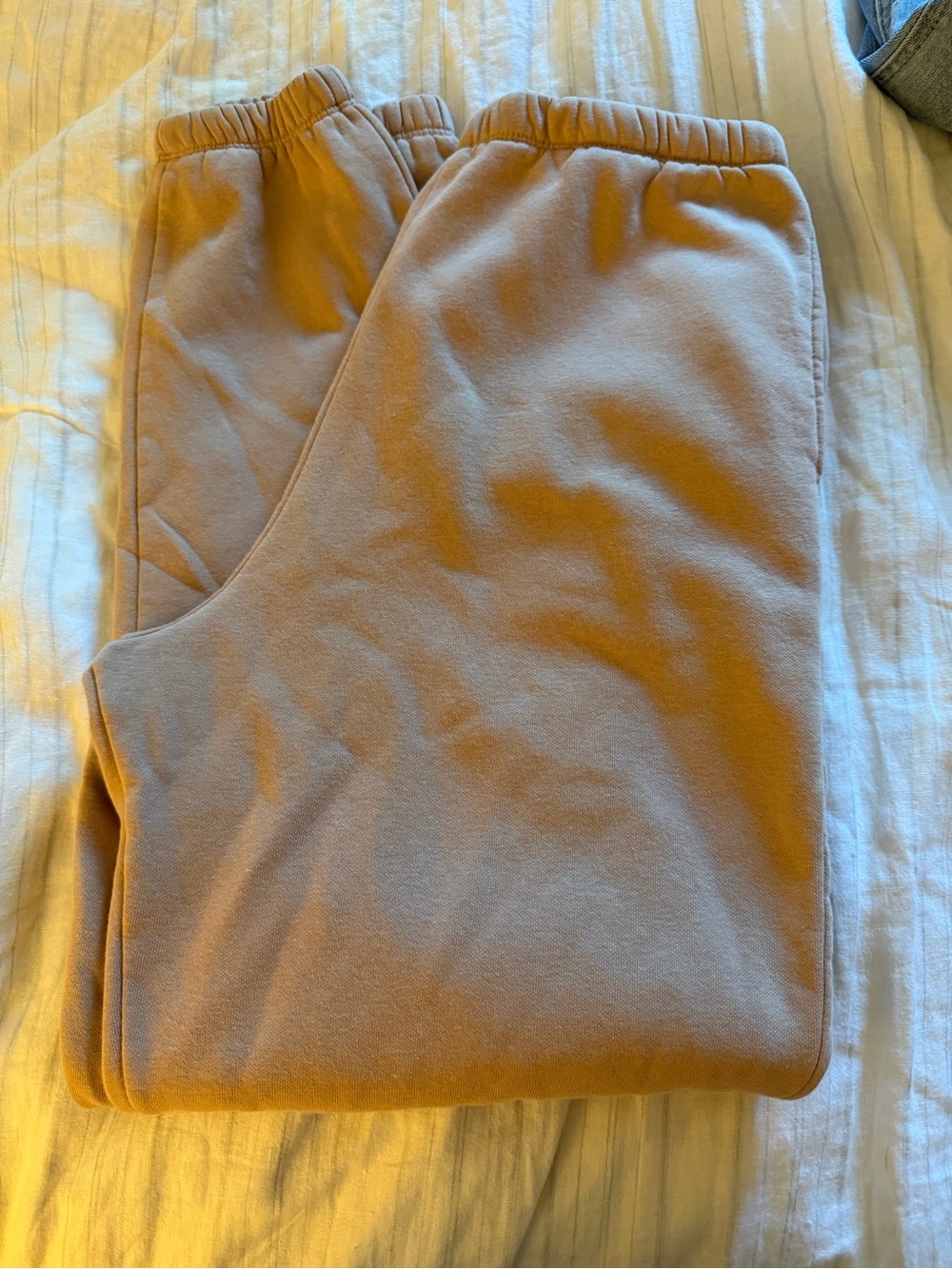nuuds Cozy Elastic-Waist jogger sweatpants blush